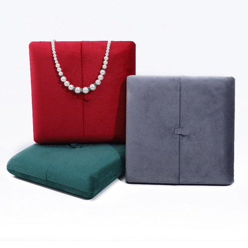 Mother's Day Pearl Necklace Box PU Pearl Jewelry Packaging Box Ring Earrings Necklace Jewelry Storage Set Box