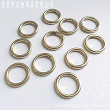 DIY饰品黄铜实心圈箱包五金配件3.0线20MM外径圆形弹簧圈厂家批发
