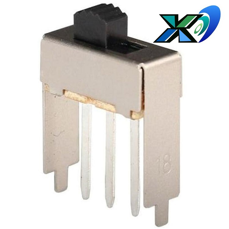 加长脚2档拨动开关  3脚立式两档拨动开关   2档小型滑动开关两档