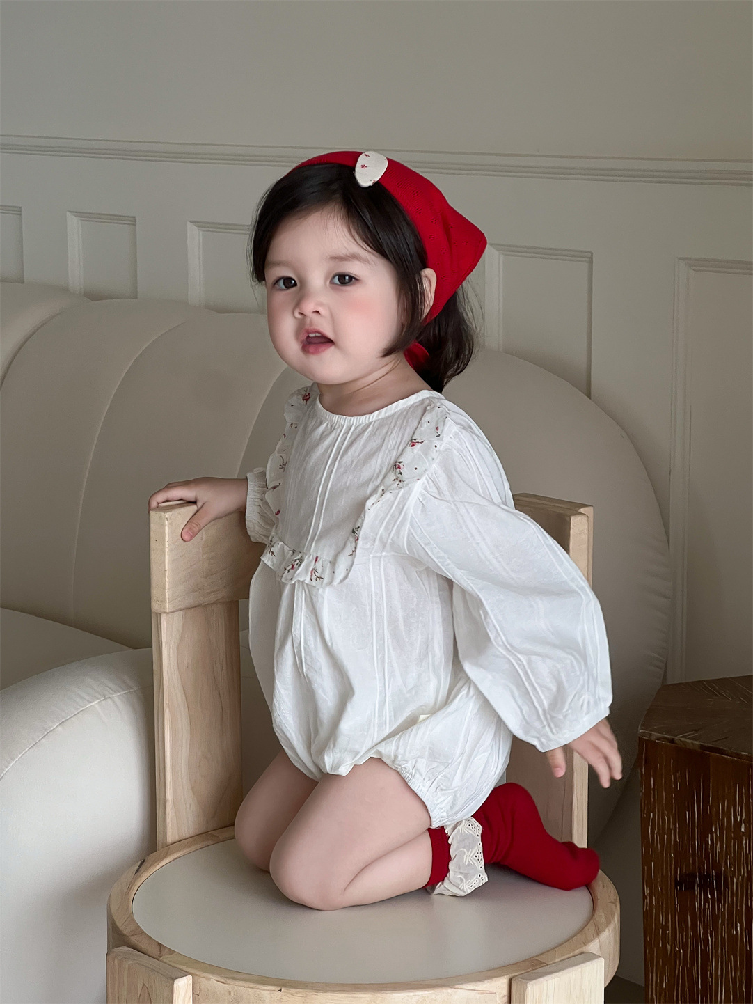 Bebé de otoño encaje camiseta 2025, nuevo producto de otoño, ropa infantil coreana, ropa de niña, ropa de otoño bebé