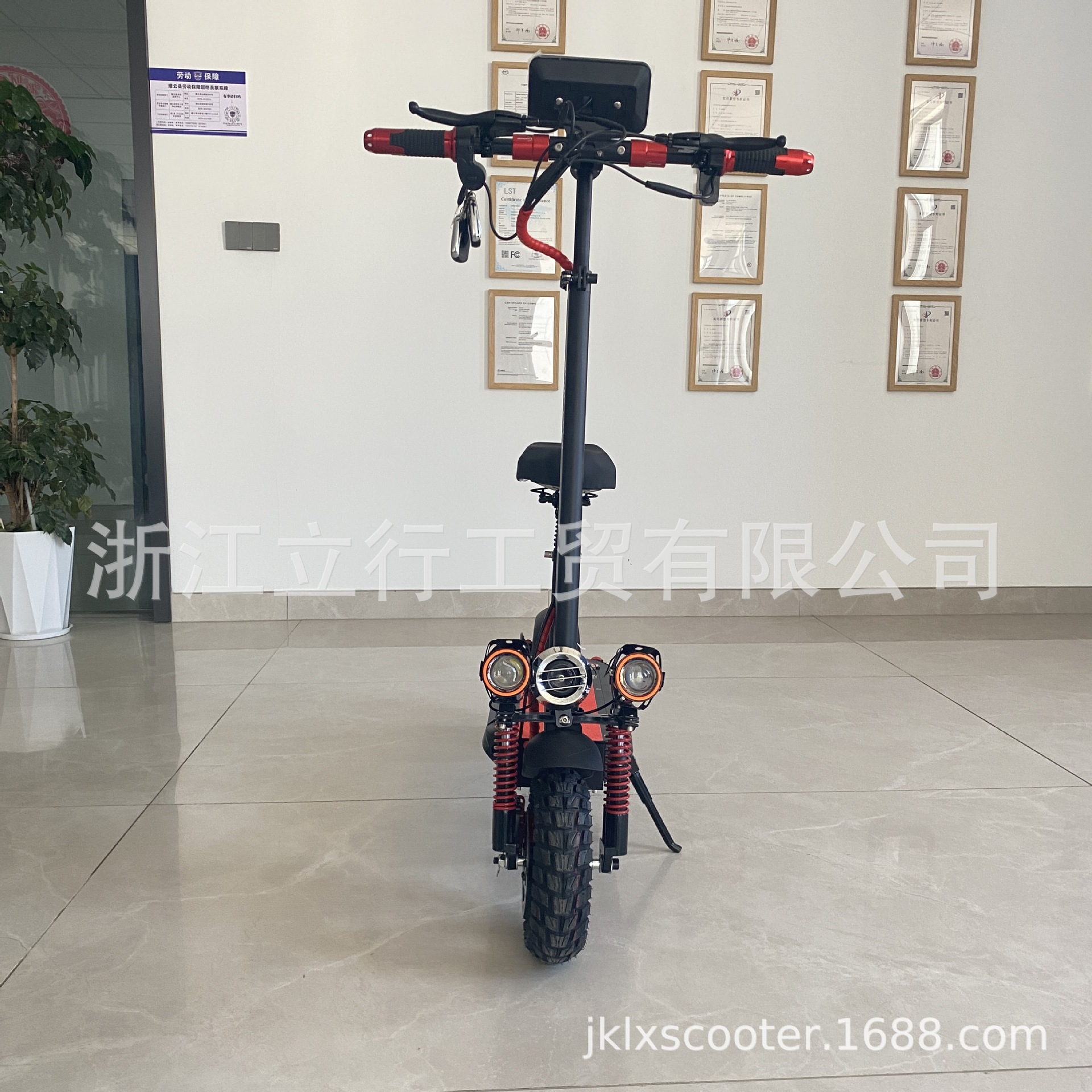 Lx-K2Pro 11inch Electric Scooter 48V Aluminum Alloy Electric Vehicle Foldableing Portable Dual Drive Off-Road