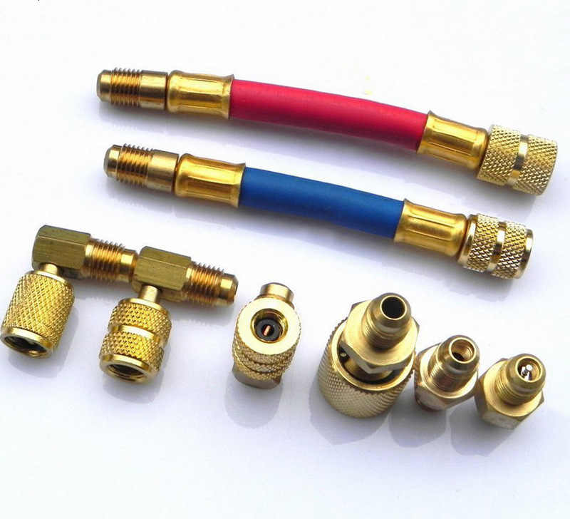 R134A R12 Multifunctional Refrigerant Conversion Connector Car Air Conditioning Repair Refrigeration Tool Refrigerant Charging Tool