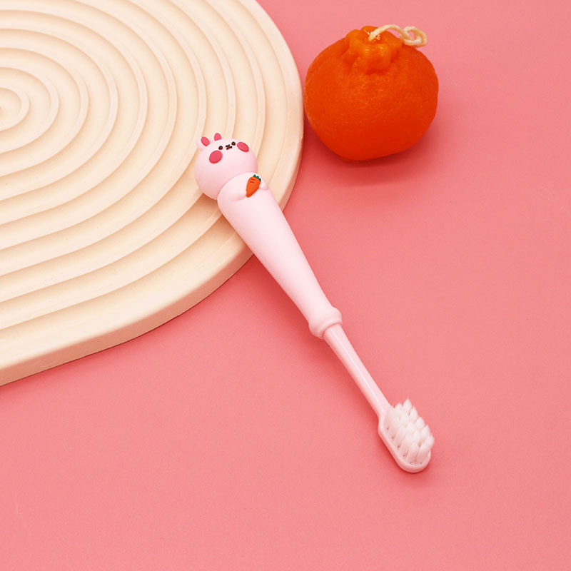 Cepillo de dientes niños bebé pelo suave al por mayor de dibujos animados lindo creativo diez mil pelo cepillo de dientes 2-10 años de edad bebé cepillo de dientes