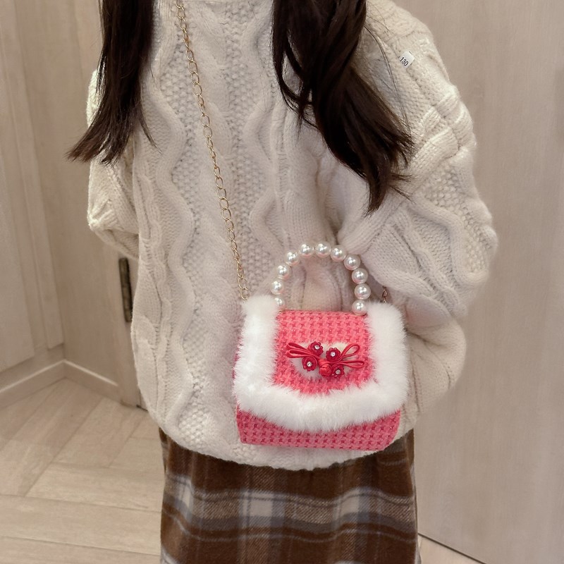 2025 nuevo bolso de Año Nuevo para niños, bolso de Año Nuevo rojo princesa para bebés