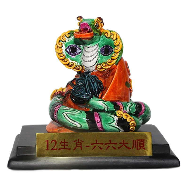 Китайский стиль Творческий двенадцать зодиаков глина скульптура украшения народные характерные ремесла украшения небольшие подарки за рубежом