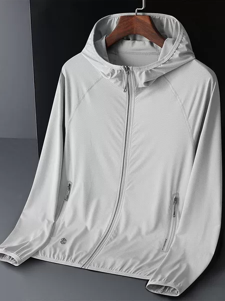Hooded Sun Protection Jacket for Men and Women, High Elasticity, Breathable Outdoor Sports Mountaineering Clothing, Group Purchase, Cross-Border Custom Logo