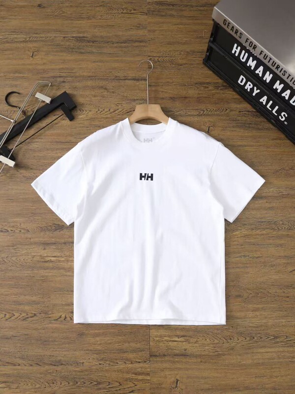 2025夏のハイリーハンソン男女の純綿半袖tシャツの上着は柔らかくて快適です。|undefined
