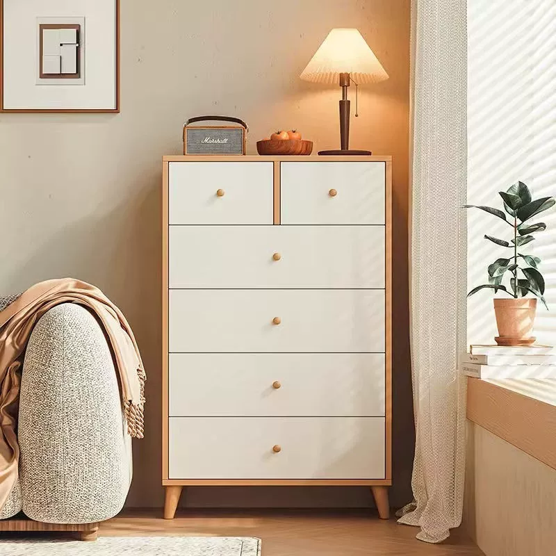 Комод, шестидrawerный комод, шкаф для хранения в спальне, простой современный прикроватный шкаф для хранения, комод для гостиной, небольшой вертикальный шкаф.