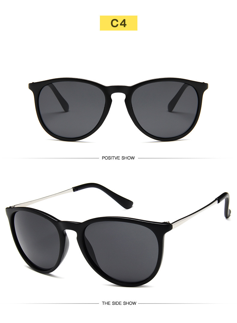 European and American Trend New Sunglasses Fashion Sunglasses Internet Popular Same Style Semi-metal Toad Glasses 4171_voghion.com