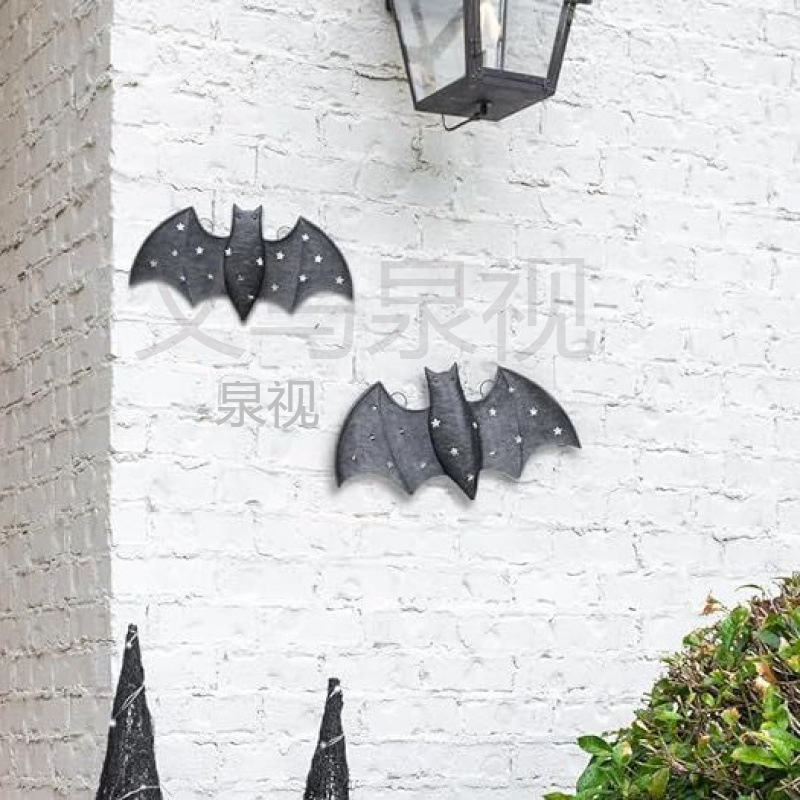 跨境新款 Mud Pie Led Bat Decor 泥饼LED蝙蝠装饰品|undefined