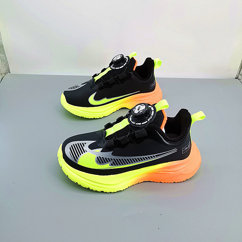 32-37 Nuevos zapatos de correr de algodón para niños, zapatos casuales de invierno para niños.