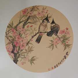 中式国画陈亮大师山水画挂画茶室字壁画真迹装饰画办公室书房背景