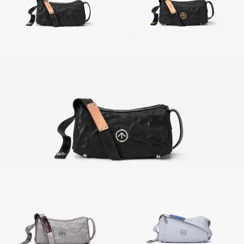 Gro Arrowhead Black Stone Small, Medium, Large Pillow Bag Non-Gendered Pleated Large Capacity Single Shoulder Crossbody Bag Gro Arrowhead Black Stone Small, Medium, Large Pillow Bag Non-Gendered Pleated Large Capacity Single Shoulder Crossbody Bag
