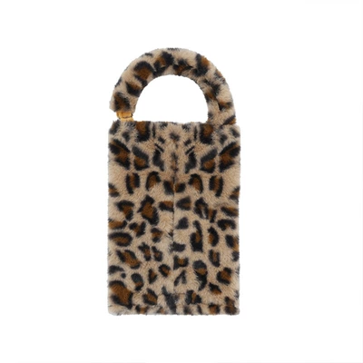 Car Leopard Print Anti-Strangle Shoulder | Seat belt shoulder pad - rabbit-fur-leopard-print-hanging-tissue-box-light-version