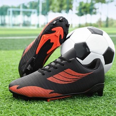 子供用サイズ 31-45 プロフェッショナルトレーニングサッカーシューズロートップレザースパイクサッカースニーカーロートップユースシューズ
