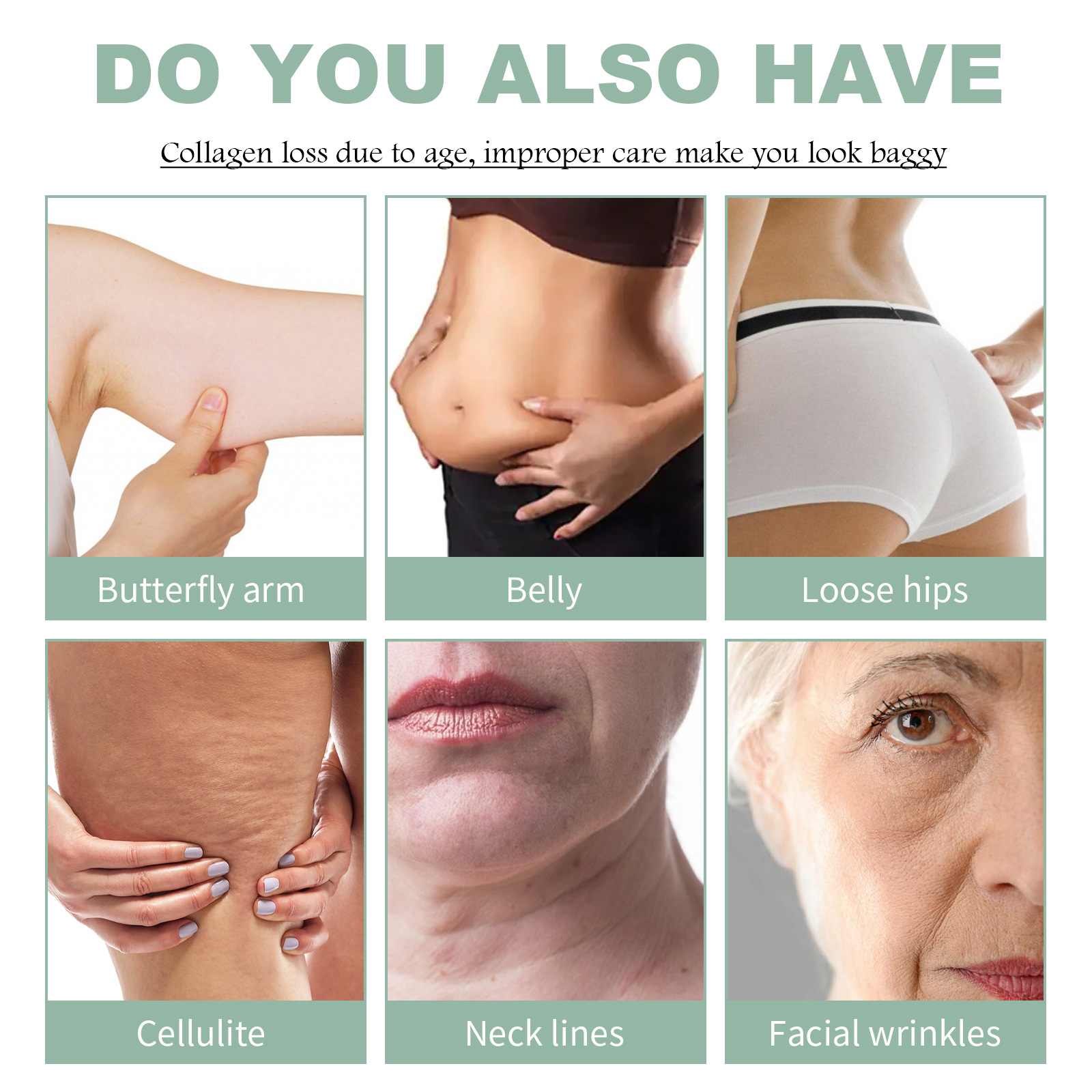 för kollagenuppstramande och antirynkor för hud, arm, mage, lårbantningsolja_voghion.com