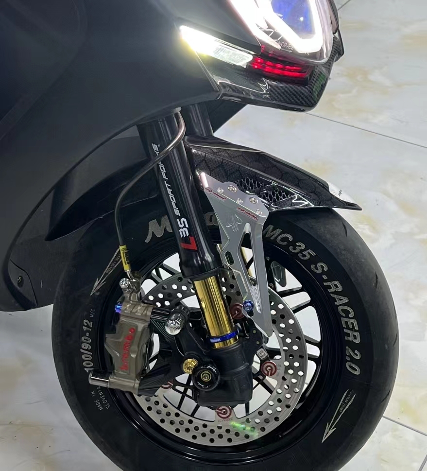 Front Mudguard for Ninebot E80C/E125/E200P/MMAX/M95C Niu N1S/NGT Carbon Fiber Mudguard