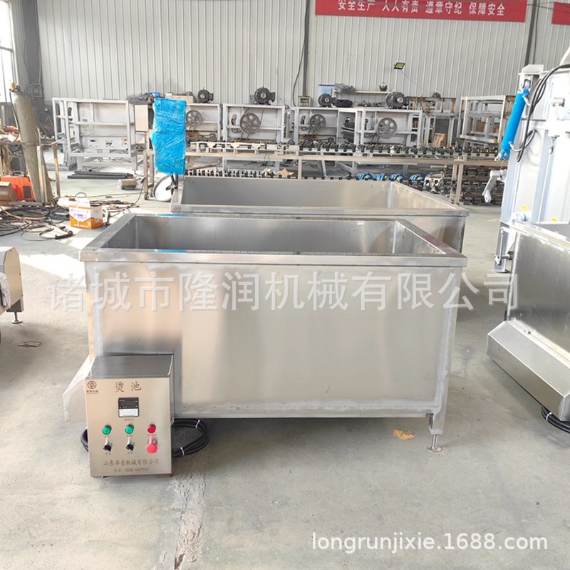 杀猪烫大锅 全自动电加热恒温烫毛池 屠宰猪牛羊烧水浸烫池