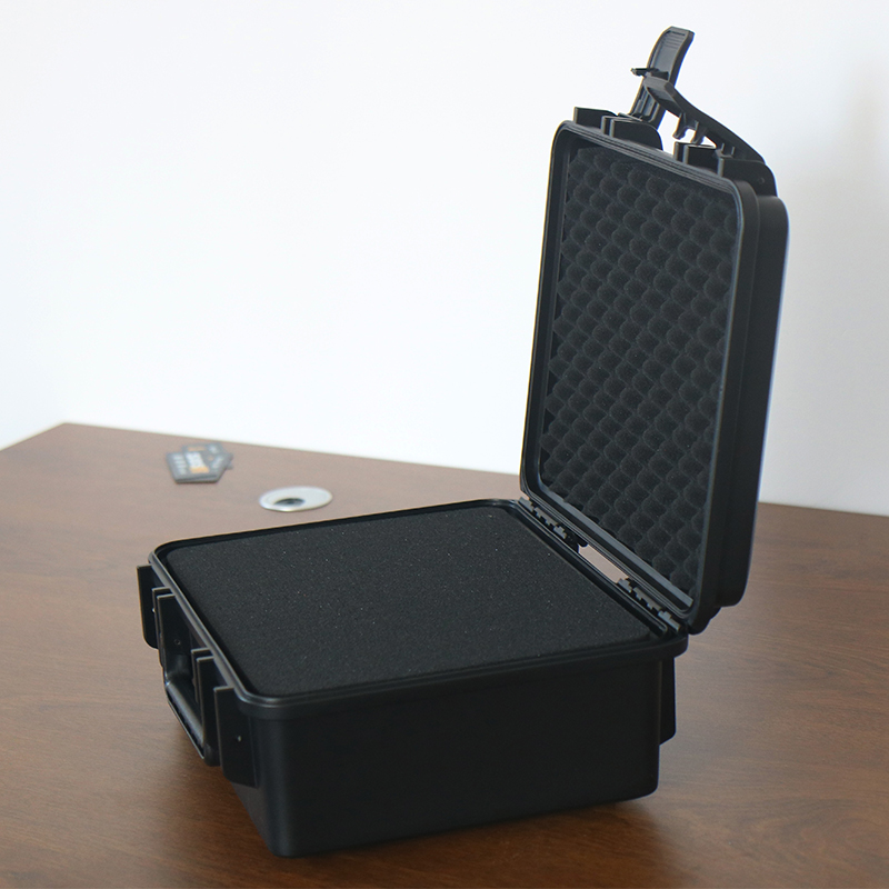 Caja de protección gruesa caja de herramientas de equipo caja de almacenamiento a prueba de humedad impermeable a prueba de presión a prueba de explosiones a prueba de humedad lente de cámara de UAV