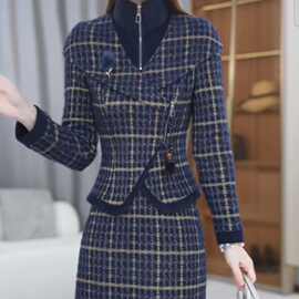洋气两件套女秋冬新款显瘦遮肉小香风上衣半身裙时尚套装百搭新品