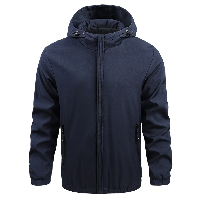 2023 Amazon transfronterizo de los hombres de primavera y otoño delgada chaqueta casual abrigo de los hombres con capucha abrigo de los hombres de comercio exterior ropa de los hombres
