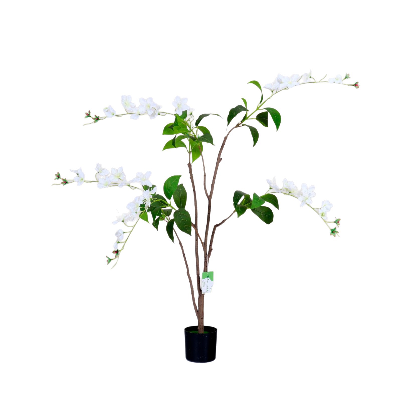 Planta Artificial de Jazmín en Maceta de Plástico para Sala de Estar image 6