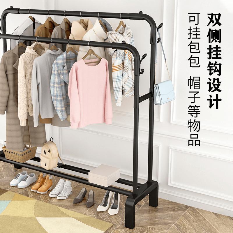 percha de ropa tipo piso para uso doméstico de alto grado colgar prendas de ropa rack varilla telescópica especial para balcón edredón