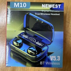 M10 工場直販 デジタルディスプレイ付き完全ワイヤレス Bluetooth ヘッドセット 超長時間スタンバイ クロスボーダー M19TWS スポーツ インイヤー
