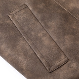 (Трансграничная торговля), полиуретановая бархатная мужская куртка, большой размер, оверсайз, в корейском стиле