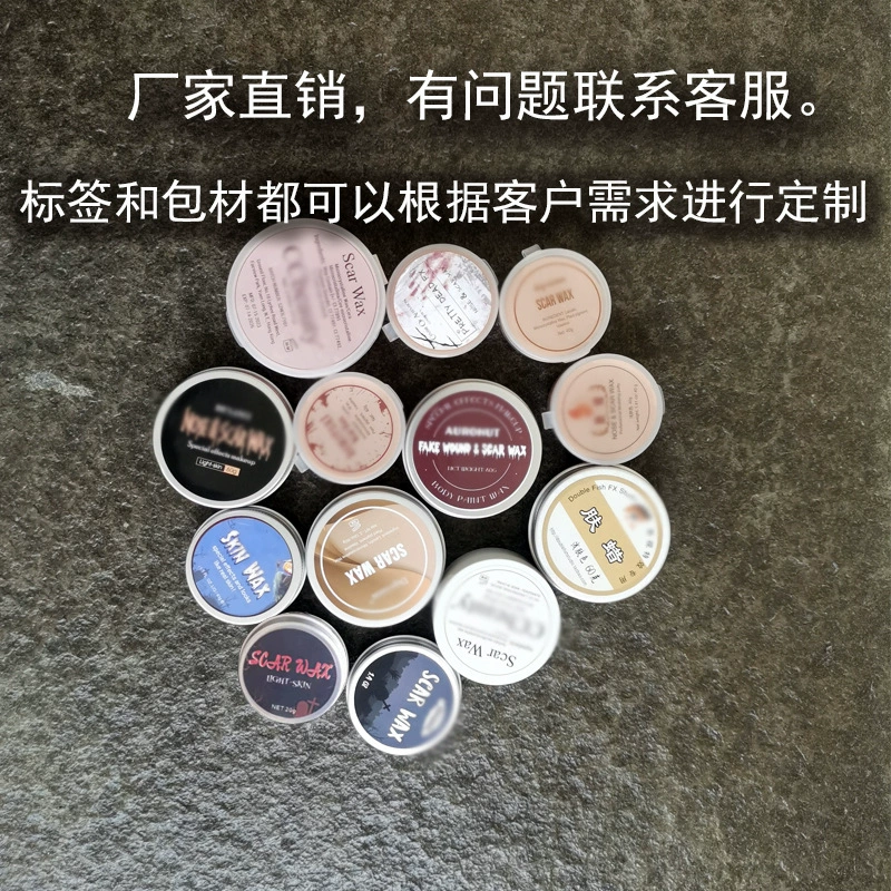 Кинематографический и телевизионный макияж воском, Хэллоуин-нож Skin Skin Skin Skin Skin, нос нос, eyebal eyebal кожа воском