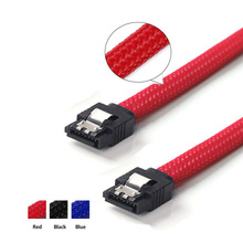 sata8芯数据线 SATA 7P双直头带弹片sata3 0固态硬盘数据线