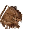 Retro one-shoulder bag, capacious shoulder bag, genuine leather