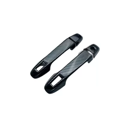 Suitable for 11-20 Toyota Other Automotive Exterior Supplies - 2-door-carbon-fiber-pattern-handle-single-hole-2-intelligent-version-2