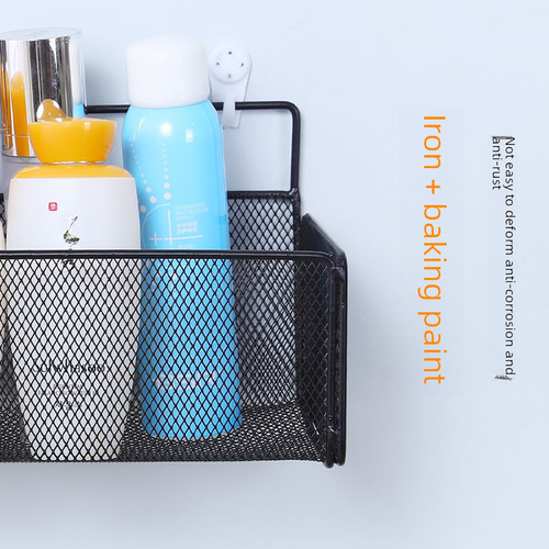 Hole-free wall shelves, room divider shelves, bathroom wall racks, kitchen baskets, student dormitory storage racks