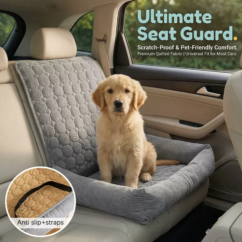 跨境专供车载宠物垫狗狗窝2026新款汽车猫狗窝垫子防滑副驾后排座