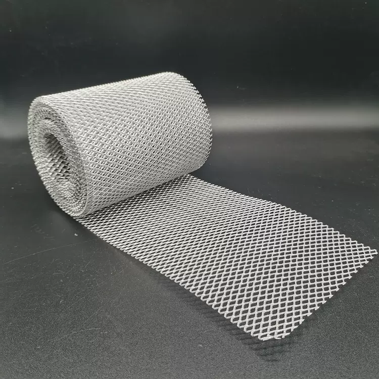 天沟防护铝卷挡树叶网罩铝制菱形网雨水槽落叶防护房屋沟沿防堵塞