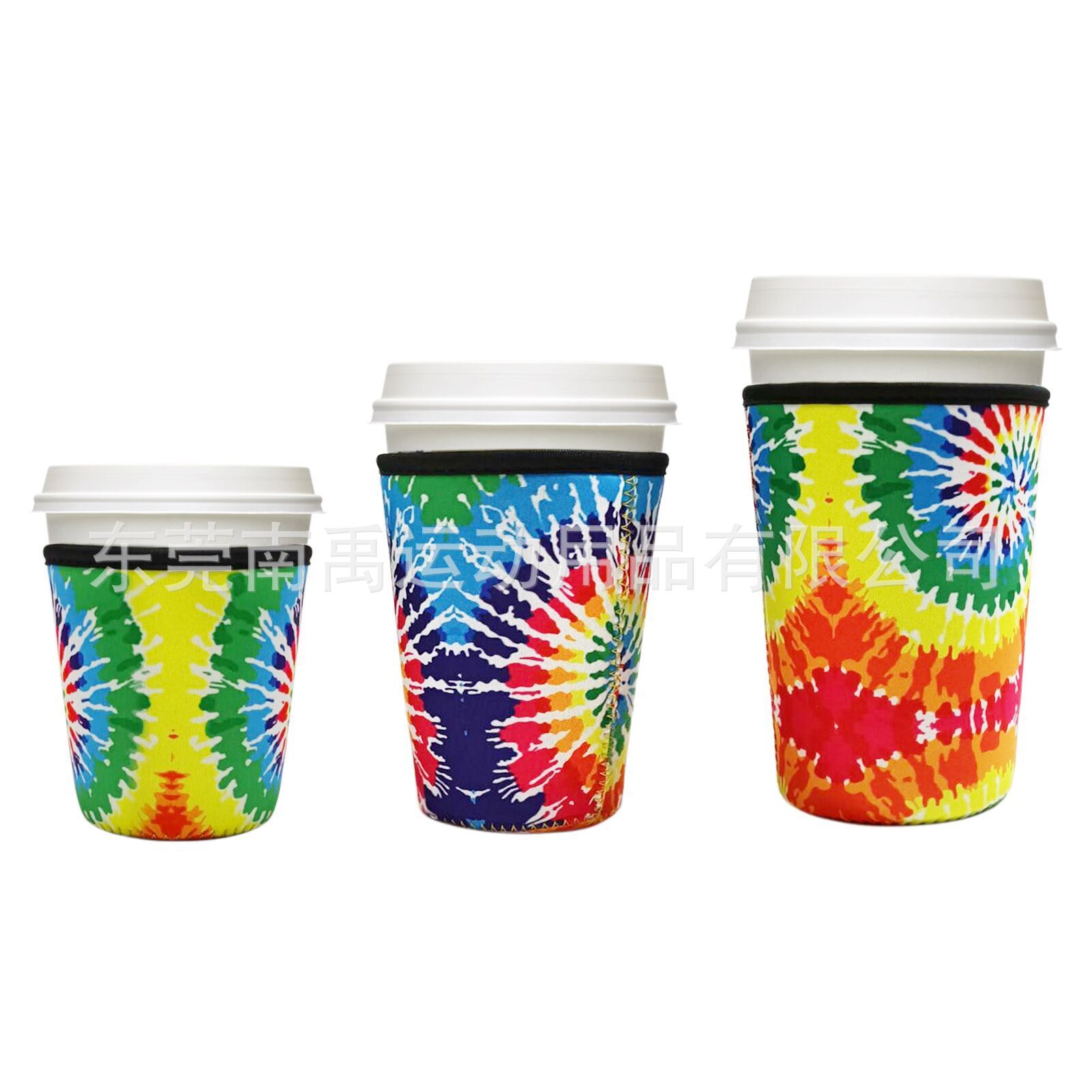 定制潜水料印花冷饮、咖啡杯套厂家直销保温防烫奶茶杯套跨境热卖