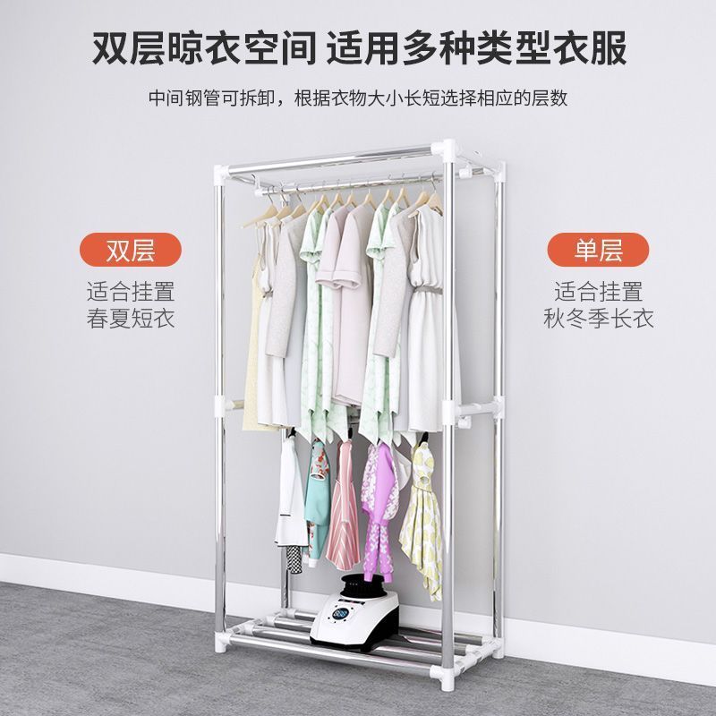 烘干简易衣柜钢管加粗布衣柜宿舍卧室组装家用收纳冬季新款批发|undefined