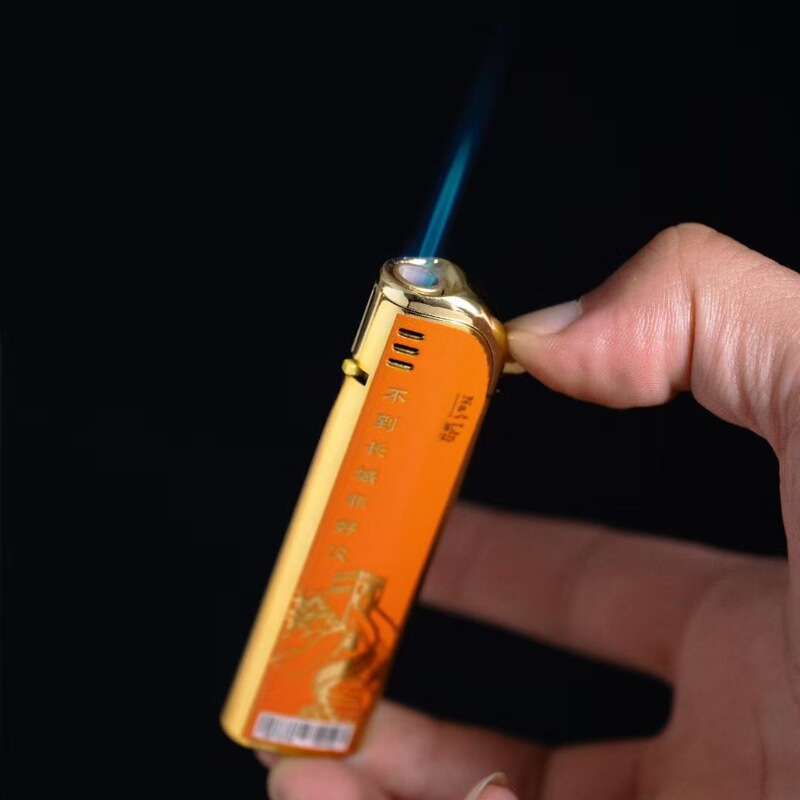 新製品608ナリンメタル直噴式防風ライター、メーカー直販、クリエイティブな蛍光メタル防風ライター|undefined