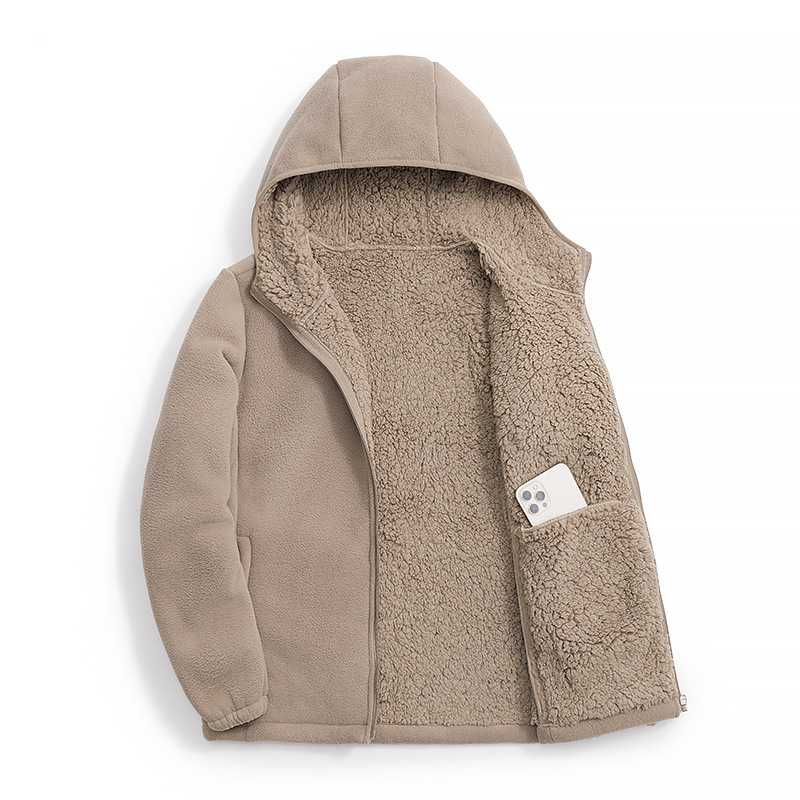 Fleece-Lined Thick Cotton Coat for Women, Short Style, New Autumn and Winter Hooded Warm Loose Plus-Size Fleece Cotton Jacket Fleece-Lined Thick Cotton Coat for Women, Short Style, New Autumn and Winter Hooded Warm Loose Plus-Size Fleece Cotton Jacket