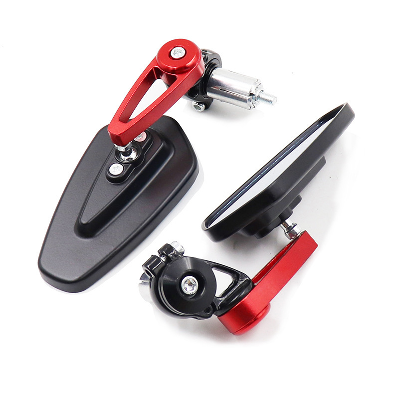 Espejo retrovisor de motocicleta retrógrado general espejo manillar aleación de aluminio CNC para Harley / Springwind 150NK