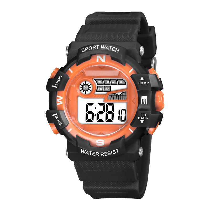 Nueva tendencia de niños estudiantes relojes electrónicos multifuncionales al aire libre cronógrafo nocturna relojes electrónicos fabricantes al por mayor