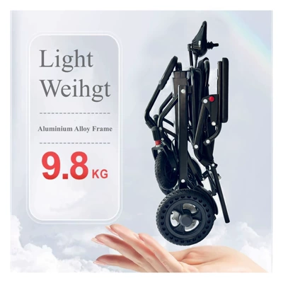 Electric Wheelchair Foldable Portable Simple Electric Scooter for Elderly and Disabled People (Qatlanan elektrik velosipedlər)