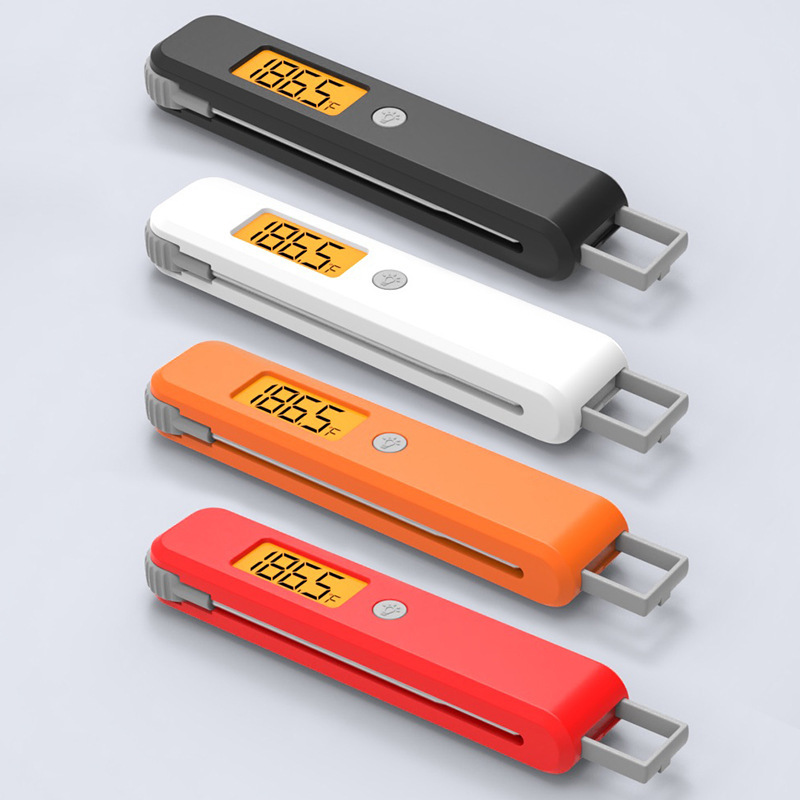 食品温度计水温计烘培厨房油温计测量计奶温面包电子探针式可折叠