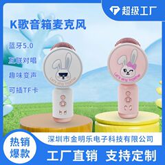 萌えペット兎赤ちゃんX3アニメマイクbluetoothスピーカー少女かわいいk歌音響児童複合機セットKTV