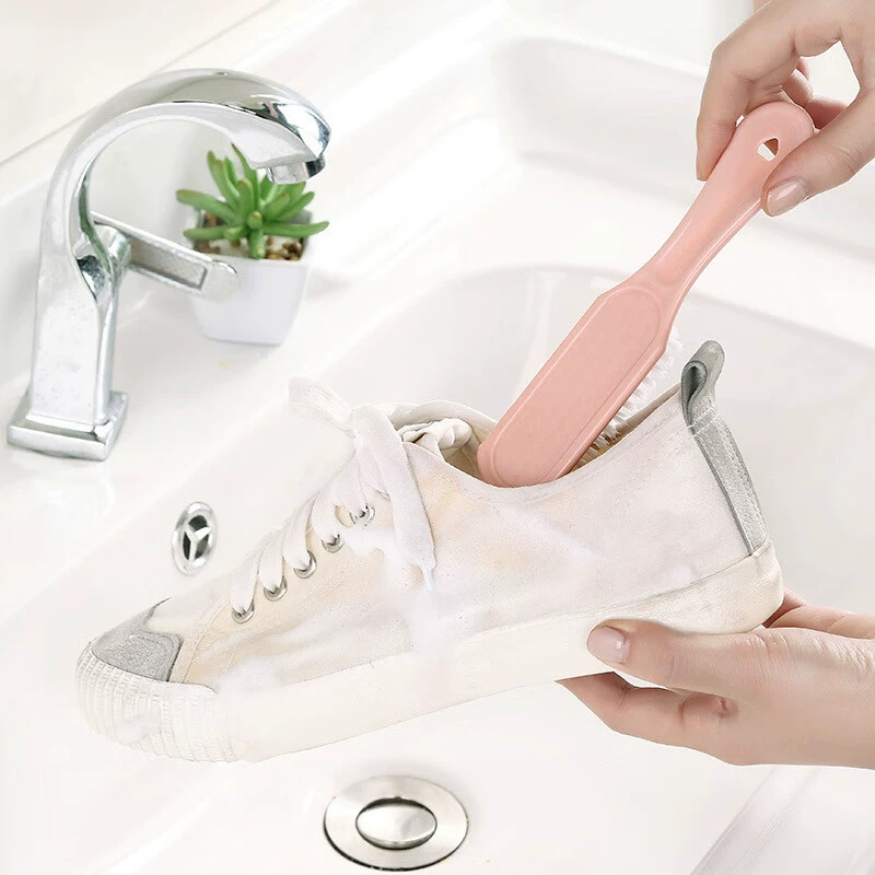 Soft harmless hygienic universal plastic shoe brush