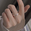 Fashionable small design advanced wedding ring, simple and elegant design, high-quality style, on index finger