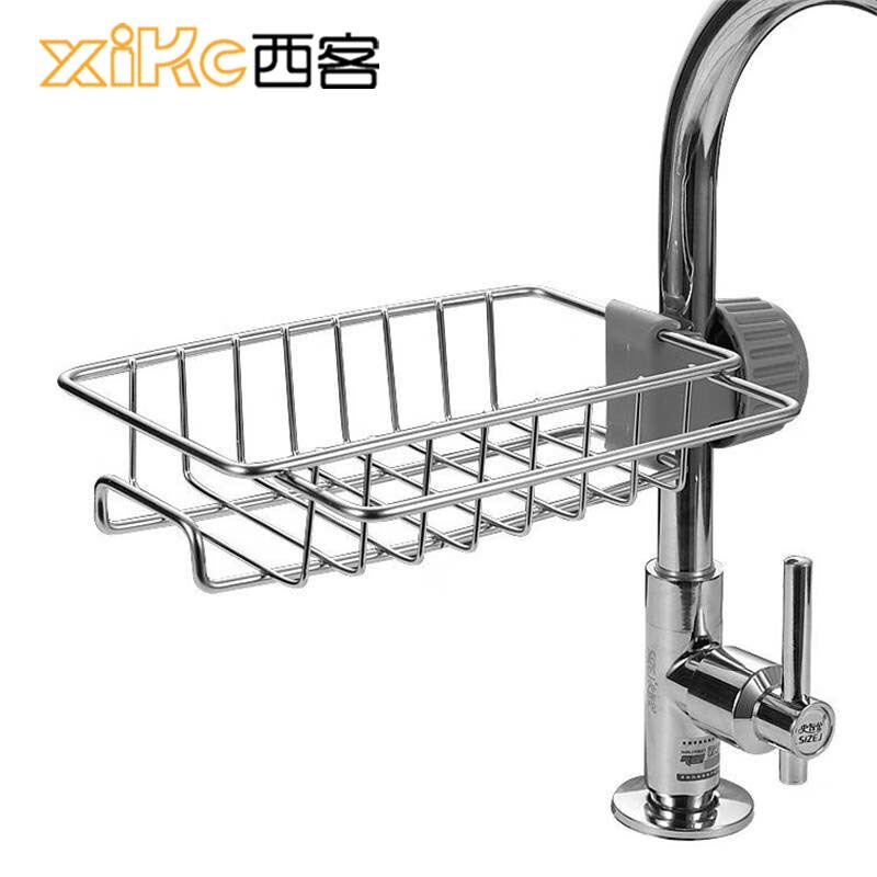 Stainless Steel Faucet Storage Rack Kitchen Storage Rack Sink Sink Drain Rack Toilet Storage Rack
