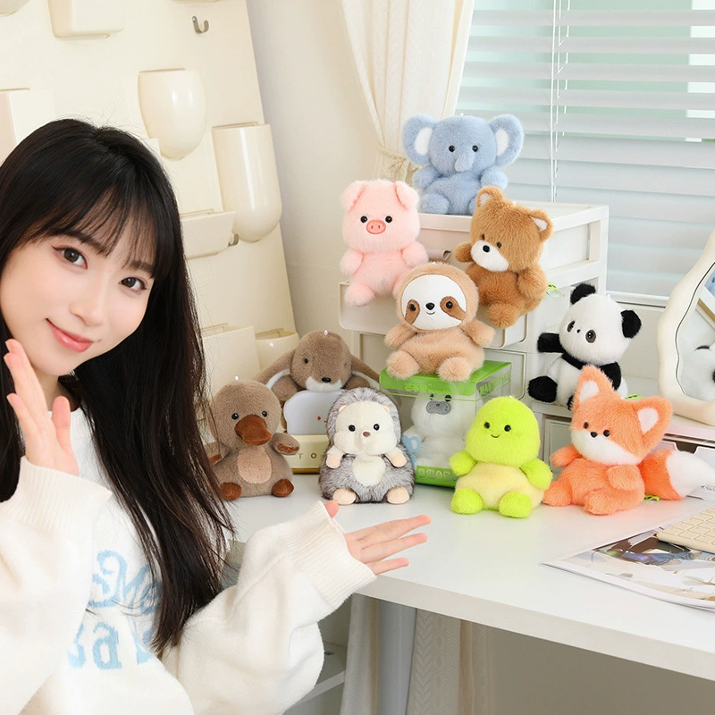 Plush Rag Doll 13 cm Soft Animal Plushie, Multiple Designs (Rabbit, Otter, Elephant) 0.09 kg