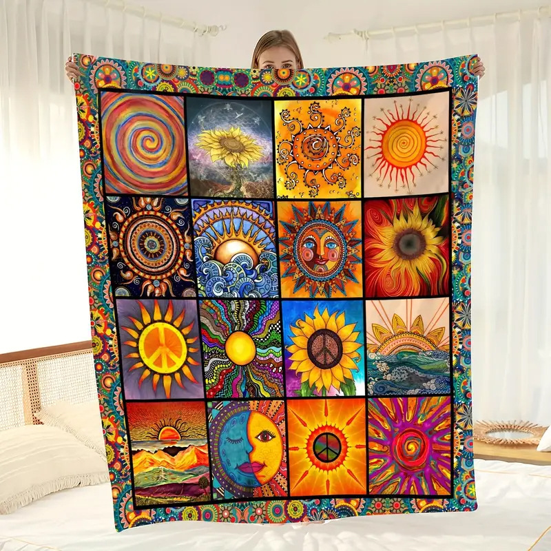 Digital Print Fleece Blanket Image 3